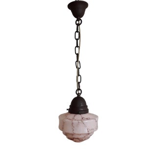 Vintage German Art Deco Ceiling Lamp, 1920s For Sale