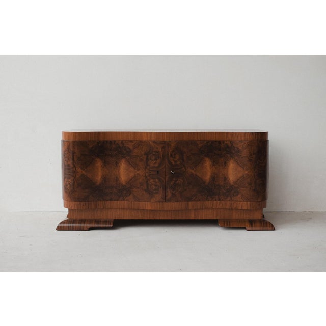 Art Deco Burr Walnut Cabinet For Sale - Image 13 of 13