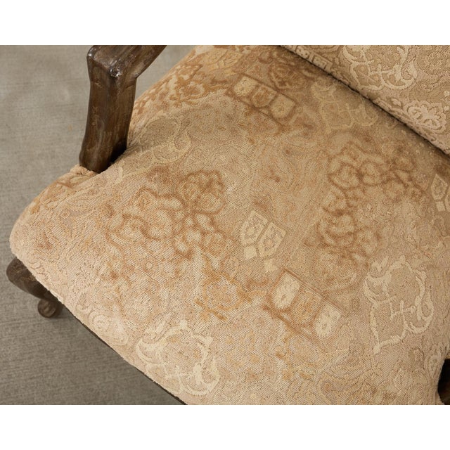 Set of Eight Country French Provincial Style Carved Dining Chairs For Sale - Image 9 of 12