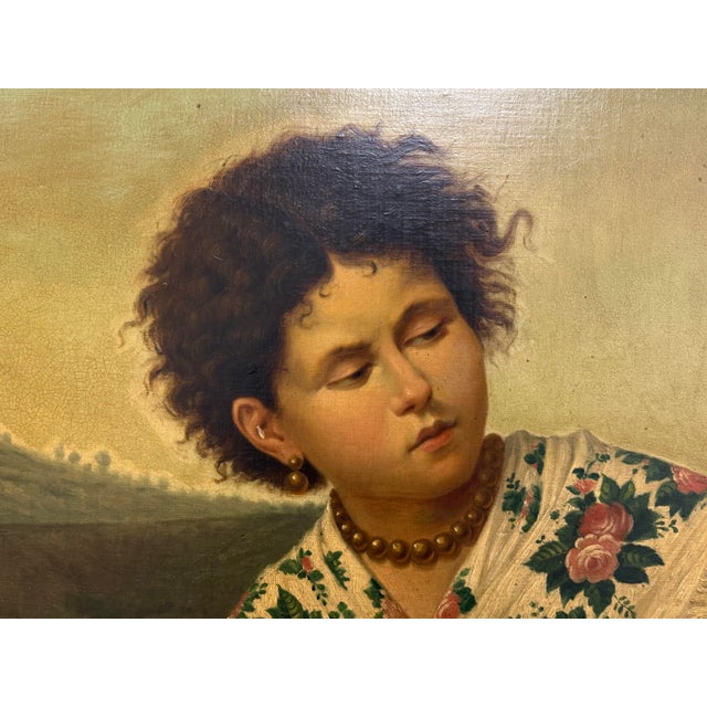 Circa 1875 Filippo Indoni “On the Road to the Market" For Sale - Image 4 of 12