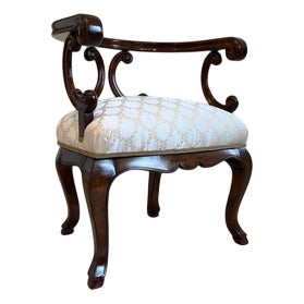 Biedermeier Armchair in Wood For Sale