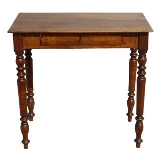 Louis Philippe Style Walnut Writing Desk, 1800s For Sale