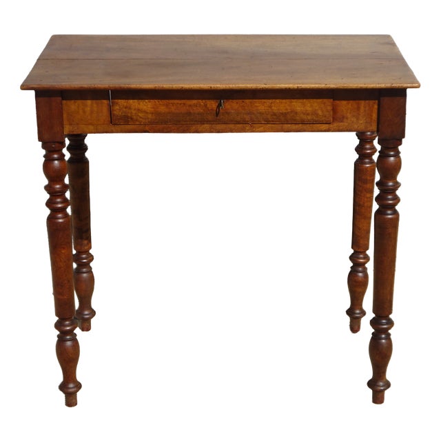 Louis Philippe Style Walnut Writing Desk, 1800s For Sale