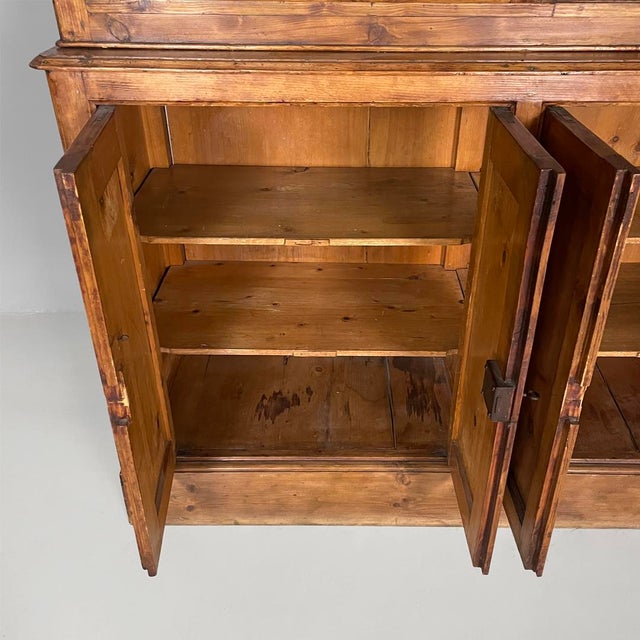Italian Early 19th-Century Style Wooden and Glass Sideboard, 1930s For Sale - Image 17 of 18