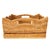 Artifacts Rattan Scallop Collection Shelf Basket in Honey Brown - 14" For Sale - Image 4 of 9