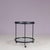 Contemporary Round Trolley Black Metal with Two Glass Tops by Janni Van Pelt NL, 1960s For Sale - Image 3 of 8