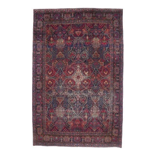 Antique Persian Kerman Rug, 11'01 X 17'01 For Sale