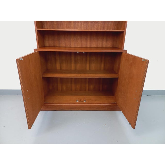 Vintage Teak Storage Bookcase, 1960s For Sale - Image 10 of 18