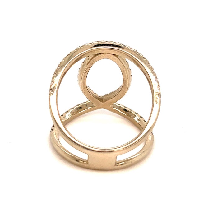 Traditional Diamond Ring 14k Gold 0.85 TCW Certified For Sale - Image 3 of 12