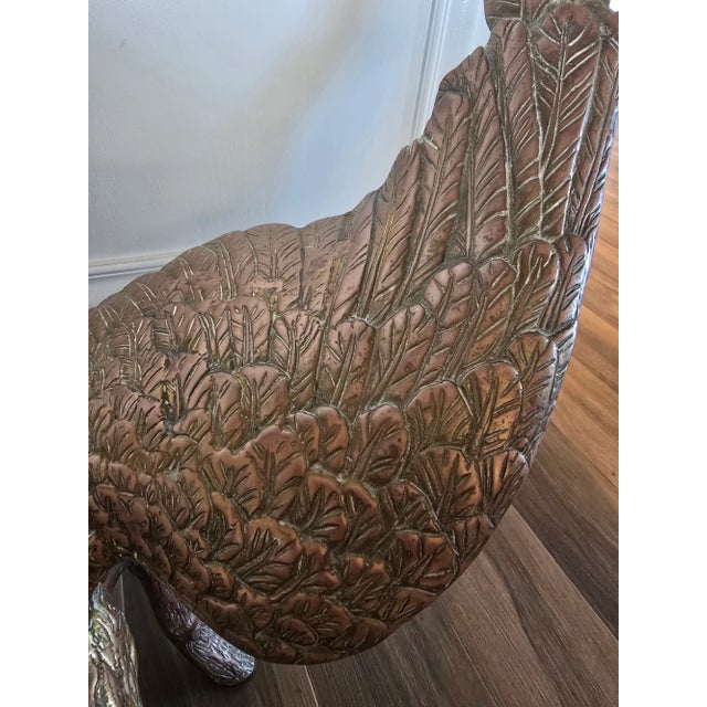 Extra Large Vintage Eagle Sculpture Brass For Sale - Image 17 of 18