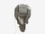 1970s Grosfeld House Attr., Large Shell Wall Sconces, Silver Leaf - a Pair For Sale - Image 12 of 14