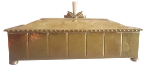 Art Deco Cigar Box with Decorative Handle from WMF, 1920s
