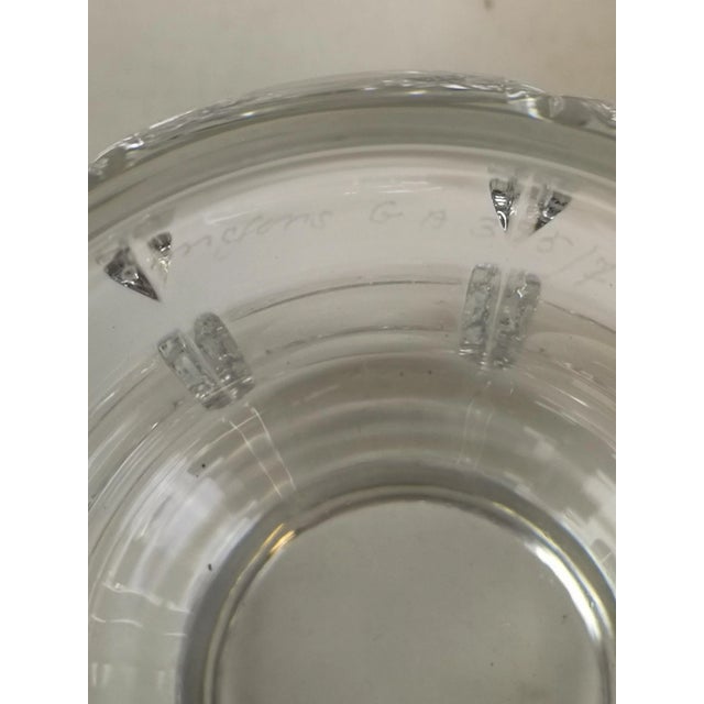 Art Deco Crystal Bowls by Simon Gate for Orrefors, 1960s, Set of 3 For Sale - Image 13 of 14