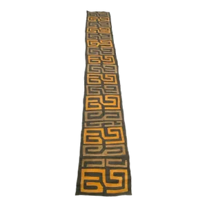 Tribal African Kuba Cloth Raffia /Textile Zaire 129"