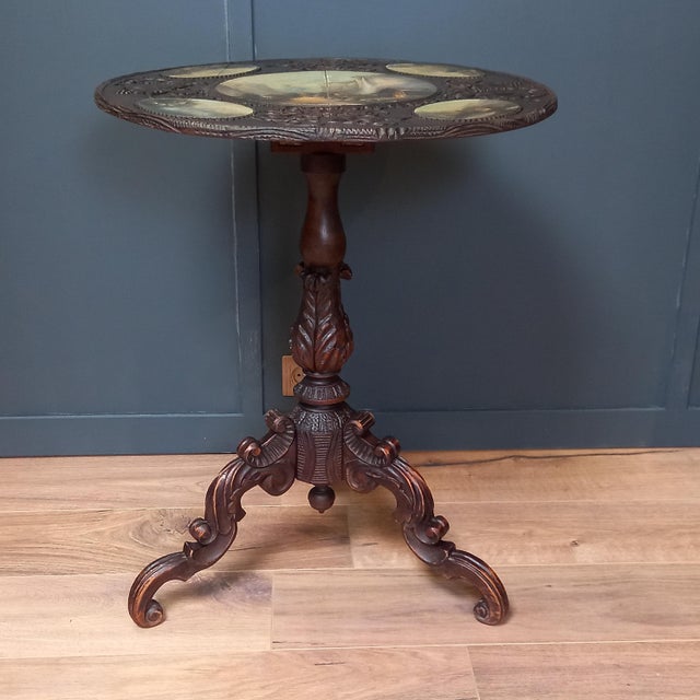 Antique Tilt-Top Table, 1800s For Sale - Image 15 of 16