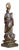 Our Lady of the Rosary with Child in Polychrome Wood For Sale