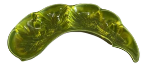 1970s Green Pea Shaped Mid-Century Catchall