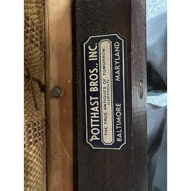 Potthast Mahogany Side Chairs Pair For Sale - Image 10 of 11