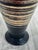 Black Sculptural Late-Century Japanese Studio Pottery Vase – Signed Wabi Sabi For Sale - Image 8 of 10