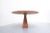 Mid-Century Modern red travertine dining table by Angelo Mangiarotti, Italy, 1970s. This piece is attributed to the...
