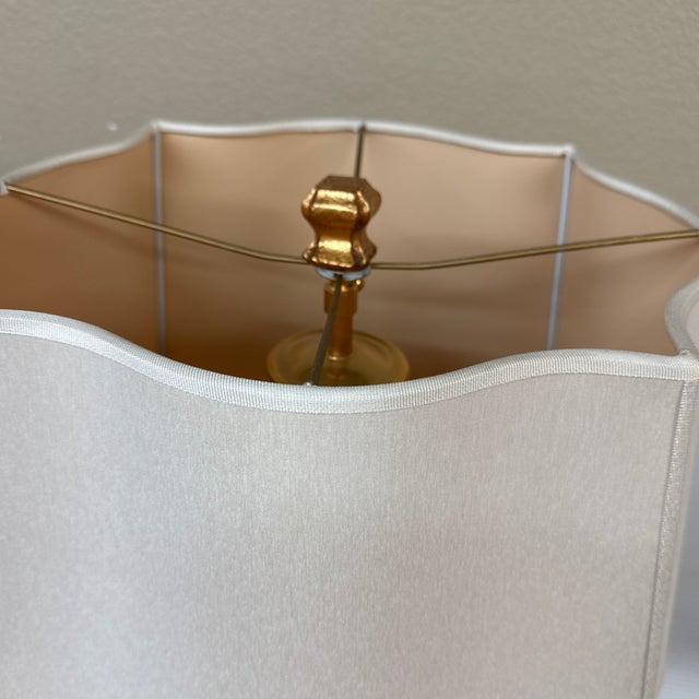 Baker Knapp & Tubbs Giltwood Table Lamps, Pair For Sale - Image 10 of 12