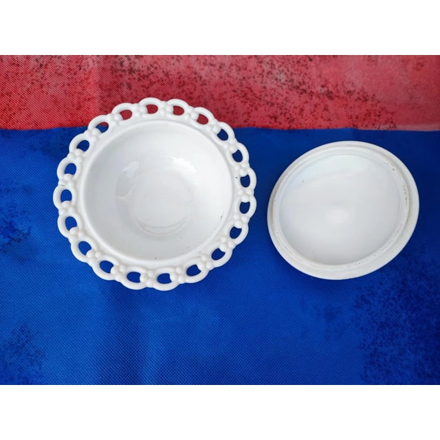 Art deco porcelain sugar bowl GUSTAVSBERG SULTAN, ufo, dimensions: height 8 cm, diameter 13.6 cm.