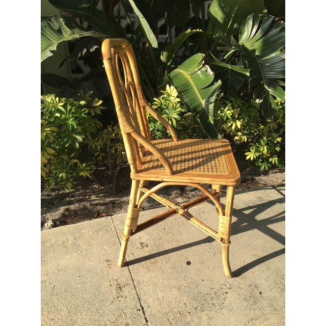 Vintage Cane Bent Rattan Chair Chairish