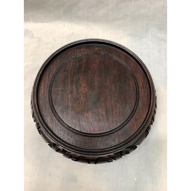 Asian Wooden Plant/Vase Stand Chairish