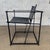 Post Modern Black Leather and Metal Armchair #5 by Radbound Van Beekum for Pastoe For Sale - Image 11 of 12