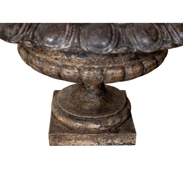 Antique Cast Iron Planter For Sale - Image 4 of 5