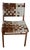 Andrianna Shamaris Premium Double-Backed Teak Wood Cowhide Chair For Sale