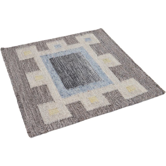 Apadana's Modern Swedish Style Handwoven wool custom rug. Custom sizes and colors made-to-order. Material: Wool....