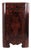 Antique Hand-Polished Mahogany Corner Cabinet, 1840s For Sale