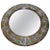 Mid-Century Modern Folk Art Sterling Silver and Brass on Wood Mirror For Sale - Image 13 of 13