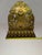 This is a museum-quality 18th-century Dutch brass Hanukkah lamp (Chanukiah) of the "Sheet Brass" variety, characterized by...