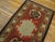 Beautifully Composed Art Nouveau Design Small Antique American Hooked Throw Rug For Sale - Image 10 of 10
