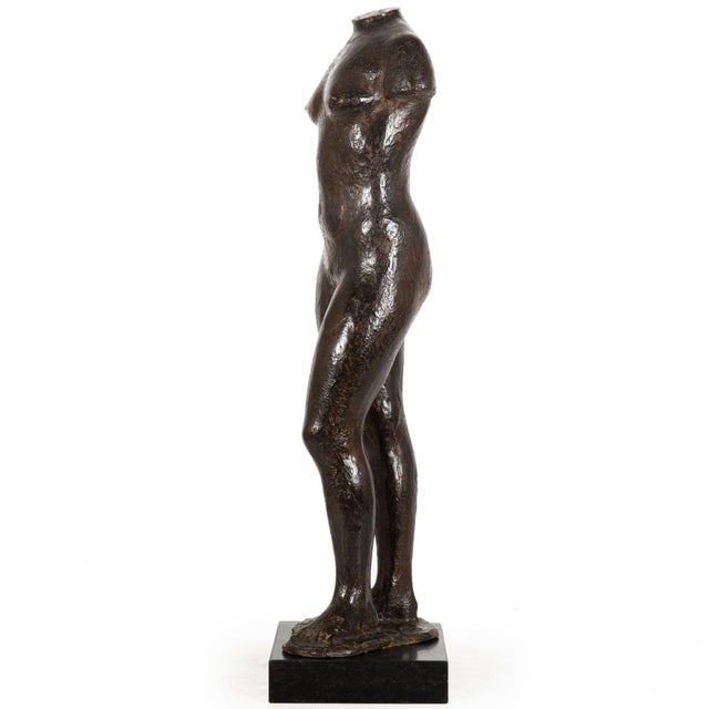 American Modernist Sculpture “Standing Female” by Floyd Tennison Dewitt For Sale - Image 4 of 18
