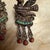 Vintage DoveMexican Sterling Silver Earrings Matilde Poulat Matl Turquoise Coral For Sale In San Diego - Image 6 of 15