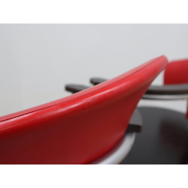 Black Postmodern Italian Black and Red Bench from Moroso, 1990s For Sale - Image 8 of 16