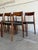 1960s In Style of J.l. Møller Rosewood Dining Chairs Set of 6 Manufactured in Denmark Mid-Century Modern 1960s For Sale - Image 5 of 13