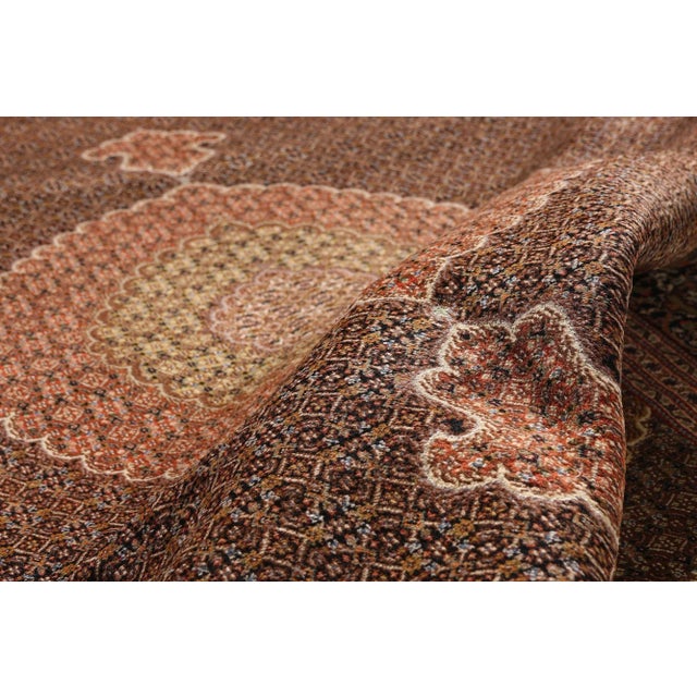 Vintage Persian Mahi Tabriz Rug, 07'09 X 11'01 For Sale In Dallas - Image 6 of 10