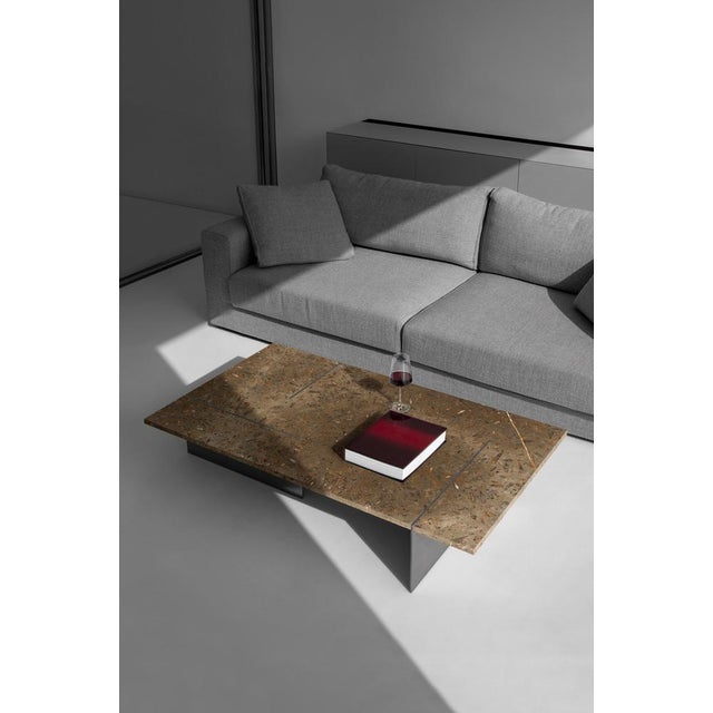Not Yet Made - Made To Order Memoria Coffee Table in Jurassic Fossil Stone by Nerinea For Sale - Image 5 of 6