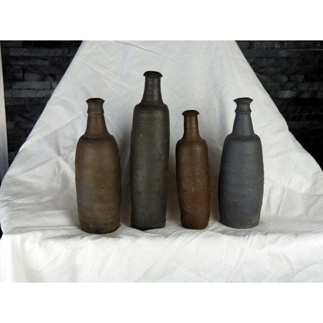 19th Century French Ger Norman Stoneware Bottle, Small Type 1 For Sale - Image 10 of 13