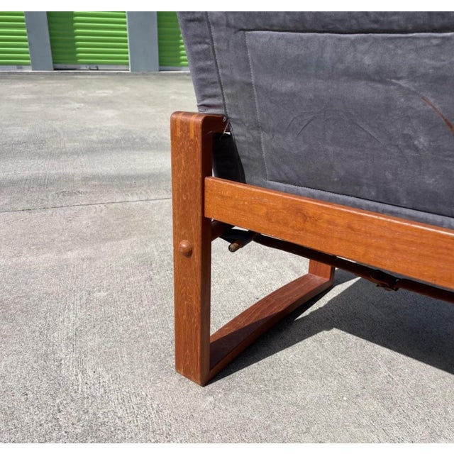 Borge Jensen for Bernstorffsminde Møbelfabrik Teak Safari Chairs - A Pair For Sale In West Palm - Image 6 of 12