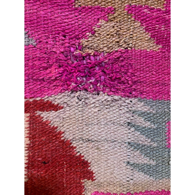 Late 20th-Century Vintage Peruvian Patriotic Folk Textile With National Coat of Arms (90" X 56") For Sale - Image 10 of 13