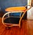Mid-Century Modern Mid-Century Rolling Rattan Bamboo Coffee Table, 1950s For Sale - Image 3 of 4