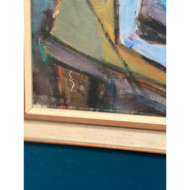 Ernst Grundvig, Nature Morte, 1950s, Oil on Canvas, Framed For Sale - Image 7 of 18