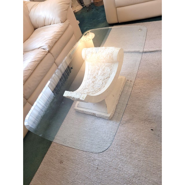 1980s Postmodern Mactan Coff ee Table For Sale - Image 4 of 5