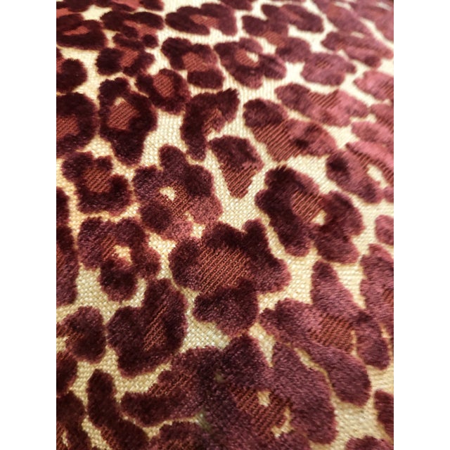 Oscar de la Renta Lee Sofa Oscar De La Renta Cut Velvet Pillow Covers- a Pair For Sale - Image 4 of 7