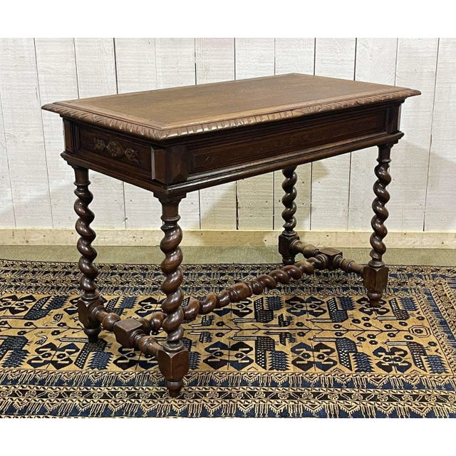 Henry II Oak Desk, Early 20th Century For Sale - Image 10 of 16